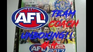 AFL 2017 TEAM COACH CARDS UNBOXING [#4] - EPIC BOOK WITH SOME INSANE CARD PULLS!!!