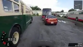 To and from the bus barn