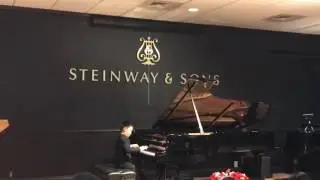 8-year old talented Cary recital at Steinway