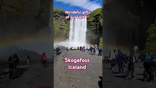 #skogafoss #iceland #land #of #fire #and #ice #rainbow #water #droplets #falls #amazing #nordic