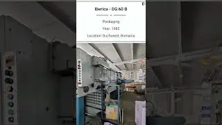 🖨️ For Sale: Iberica DG-60-B &ndash; Flatbed Die-Cutting Machine @Machinedalal