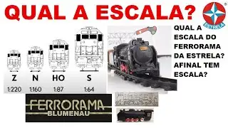What is the scale of the Ferrorama? Does the Estrela Ferrorama have its own scale?