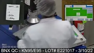BNX Lot #&nbsp;E221017 - GB2626-2019 KN95 Mask - TSI 8130A Filtration Test Review - Model E95&nbsp;Black