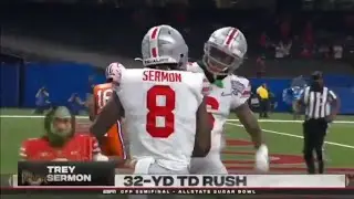 Trey Sermon CFP Touchdown!!! 🏈