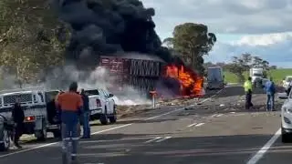 One Dead, Several Injured in Major Four-Vehicle Crash on Newell Highway in NSW