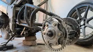Part.3 Single Sided Swingarm | Custom Fat Tyre Chimta | ek side wala chimta tyar Kia 