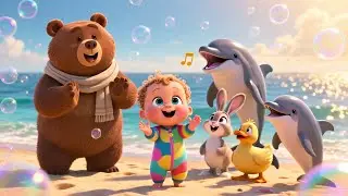 Dolphin Sings in Bubble Land | Fun Nursery Rhyme Song for Kids