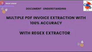 Document Understanding with Regex Extractor | uipath| 2024