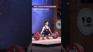 132 Lift 🔥New Junior World Record |  Men 60kg | #shorts #iwf2025 #worldrecord