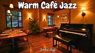 Warm Café Jazz Mix • Soft Piano & Guitar for Relaxation