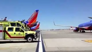 Southwest Airline Captain's Final Retirement Flight With Water Salute
