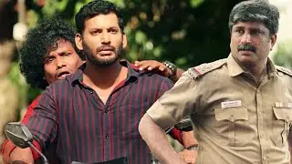 पुलिस वाले भी बड़े लोगों का साथ देते हैं | Vishal | Dimple Hayathi | Yogi Babu | Hindi Movie
