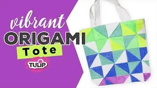 Fabric Marker Geometric Bag DIY