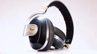 Blue Satellite Premium Wireless Noise-Cancelling Headphones with Audiophile Amp (Black) (7105)
