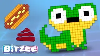 What happens when Bitzee gecko eats too many hotdogs?