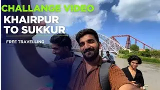 Free Travelling Khairpur To Sukkur 🚗| Challenge Video  |  Waqar shah 