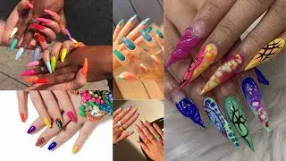 Nails Art Design 2023 _ Best Summer Nail Art Compilation _New Nails Art For Summer - summer nail art