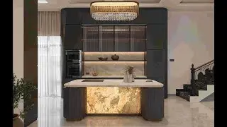 Cinematic Kitchen Animation Render | INTERIOR DESIGN & ARCHITECTURE