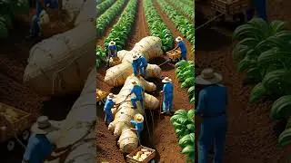 AI Imagines Giant Ginger Harvest &mdash; Farming Like You've Never Seen! #ai#AIFarming