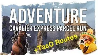 Guild Wars 2 Path of Fire - Adventure - Cavalier Express Parcel Run - Gold Chest + TacO Markers