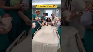 Woman Gives Birth to 8 Babies at Once! 😱👶 #Miracle #ViralVideo #Mother #Allah