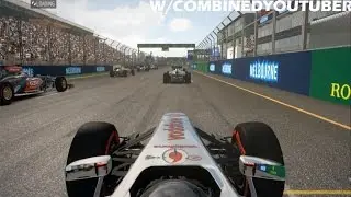 F1 2013 Co-Op Career mode Part 1-Australia w/CombinedYoutuber