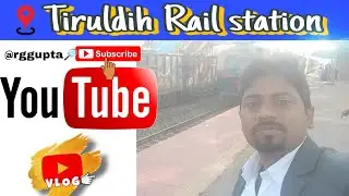 Rail station vlog|| Tiruldih rail station vlog||vlog - 07 #vlog