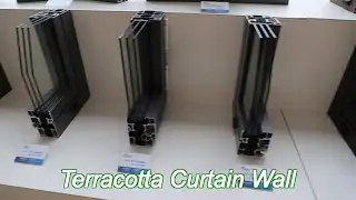 commercial building glass curtain wall customized hidden frame office curtain wall