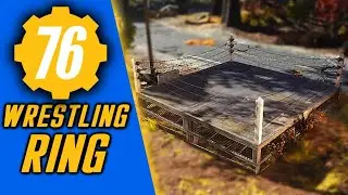 Fallout 76 - WRESTLING RING CAMP - (Quick Tour)