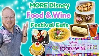 NEW Disney Food & Wine Festival Eats at California Adventure! Trying Everything Not at the Booths