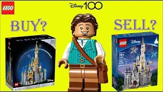 LEGO: THE NEW DISNEY 100 CASTLE, SET #43222,  IS ALMOST HERE! (Should I sell my old Disney Castle?).