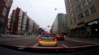 【4K】February 2018 Helsinki Drive
