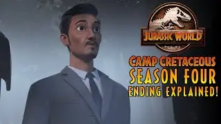 JURASSIC WORLD CAMP CRETACEOUS SEASON 4 ENDING EXPLAINED! - The President of Mantah Corp is...
