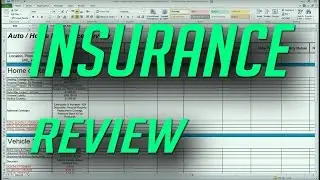 Auto and Home Insurance Comparison Review Spreadsheet