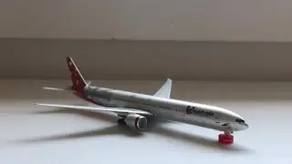 Herpa V-Australia 777-300ER 1/500 scale Unboxing (Aug 2023) 