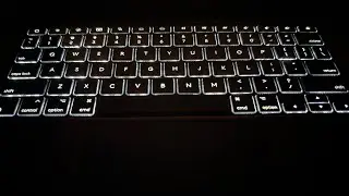 ASMR Night Typing | 48 Minutes in the Dark with Glowing Keyboard | No Talking