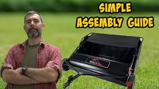 Brinly 54 Lawn Sweeper Part 1 Assembly.Spring is here!