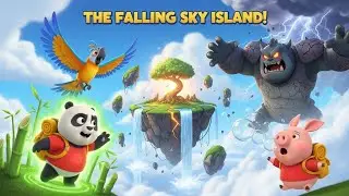 Bao The Panda and Oinky The Pig Save the Sky Island Adventure Magical Friends Journey Full Animated