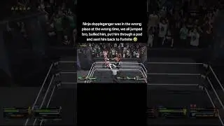 WWE 2K25 Online: CAW gets jumped by whole lobby. #wwe #wwe2k #2kgames #2K #wwegames #2k25