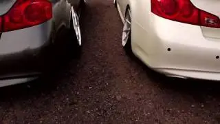 Bagged G37/G35  Holding it down in Colorado