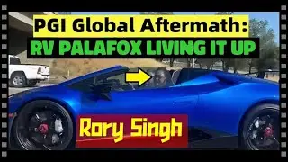 PGI Global Exit Scam - RV Palafox Drag Racing With Brand New Lambo Bought With Investors Bitcoin