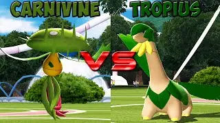 Pokemon battle revolution - Carnivine vs Tropius