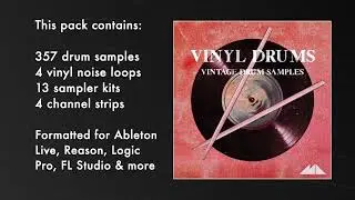 Vinyl Drums - Vintage Drum Samples Demo