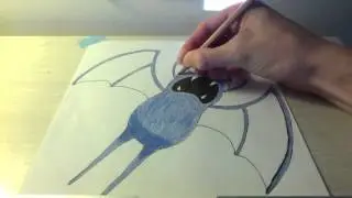 Drawing all the Pokemon: Number 41 Zubat