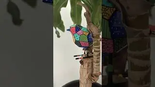 Little Bird. Before and after. #art #upcycling  #beforeandafter #bird #minisculpture #viovalova