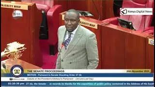 Listen to Senator Aaron cheruiyot great speech as he reacts to Ruto's address to the Nation.