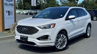 2021 Ford Edge Titanium + Moonroof, NAV, AWD Review | Island Ford