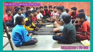 Memory enhancements #diamonds 1 to 100 with students #treding #brain capacity #mind activity