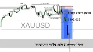 ফরেক্স ট্রেডিং লাইভ Forex Treding Live | ICT/SMC Entry plan | Gold and Bitcoin | silent Treder 29-01