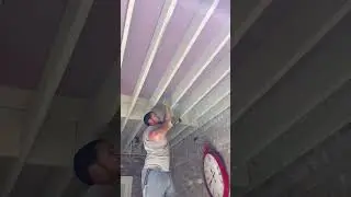 Потолок патио своими руками (пространство выше закрыто) #шорты